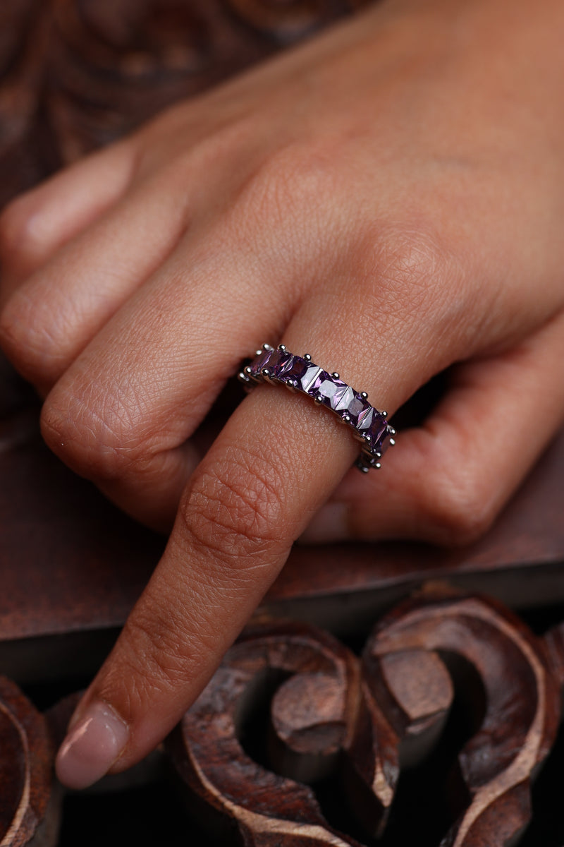 Lilac Band Ring