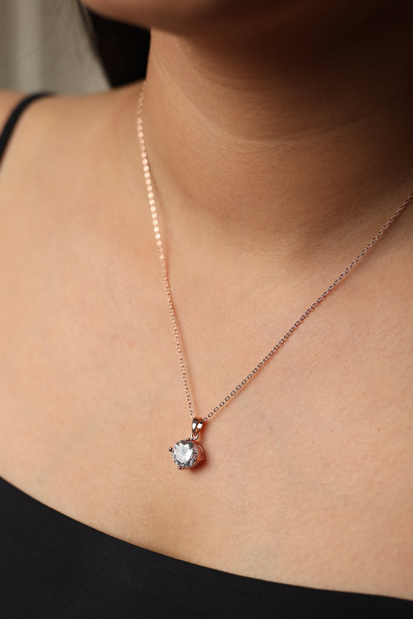 Tina Solitaire Pendant