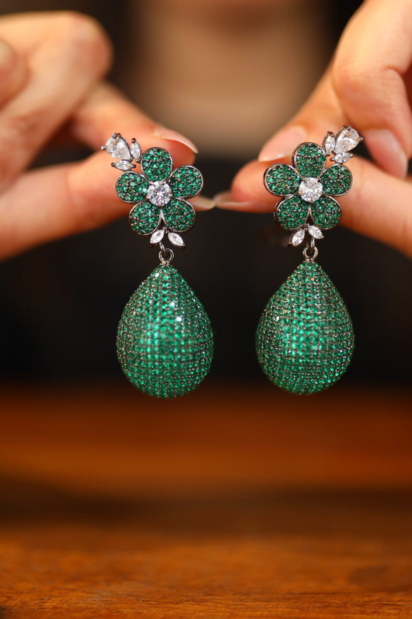 Frida Earrings (Green)