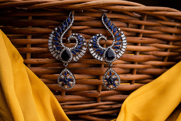 Blue Victorian Earrings