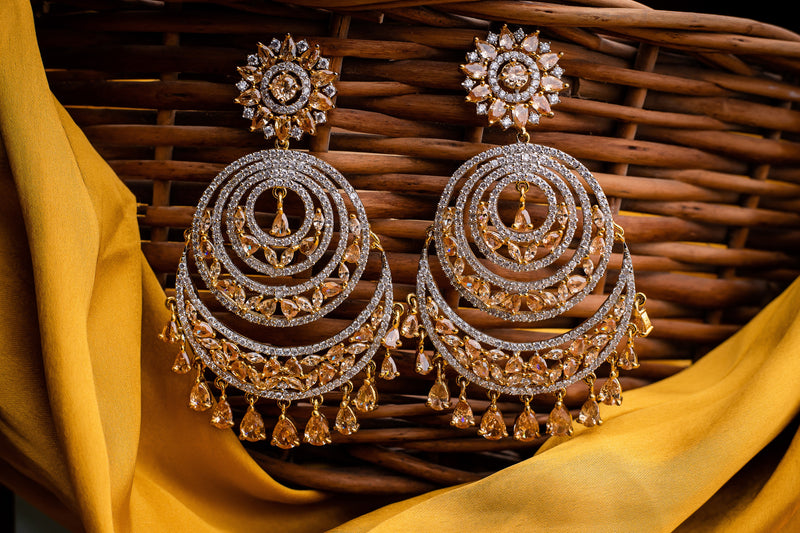 Dual Toned Diamond Chandbalis