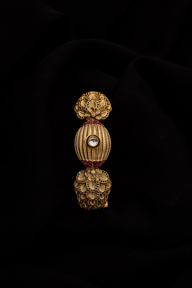 Temple Work Embossed Bracelet